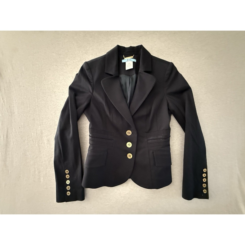Marciano Woman's Size 4 Black Button Up Blazer